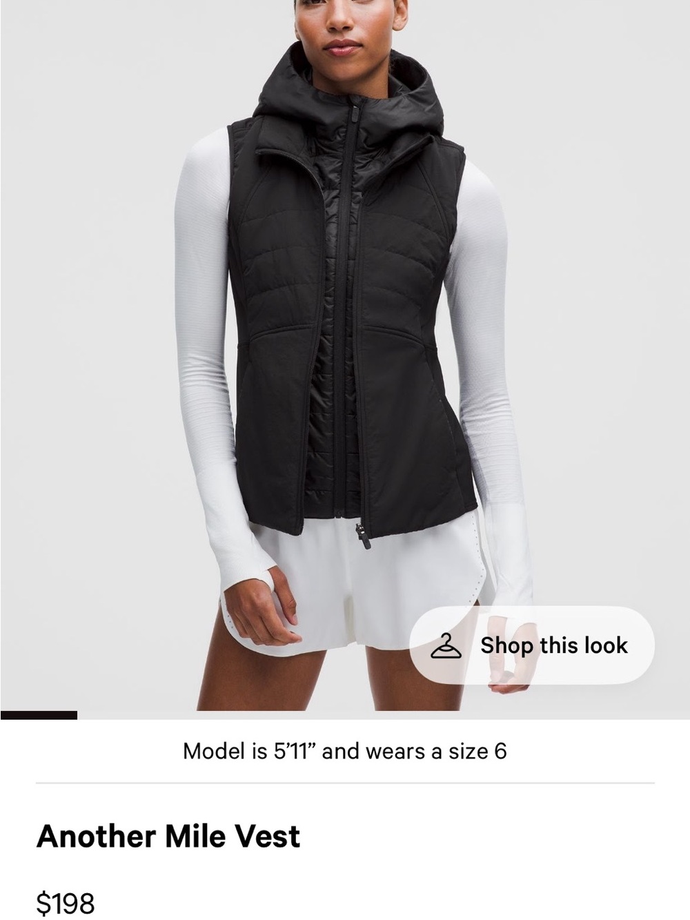 Lululemon Another Mile Vest - Black